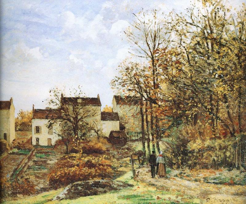 Camille Pissarro Walking in the countryside